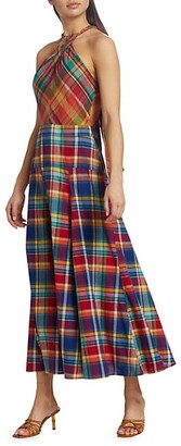 Polo Ralph Lauren Plaid Halter Maxi Dress - ShopStyle
